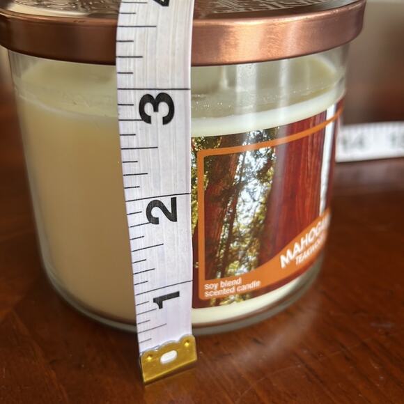 Mahogany Teakwood 3 Wick Soy Candle 14OZ - Picture 5 of 5